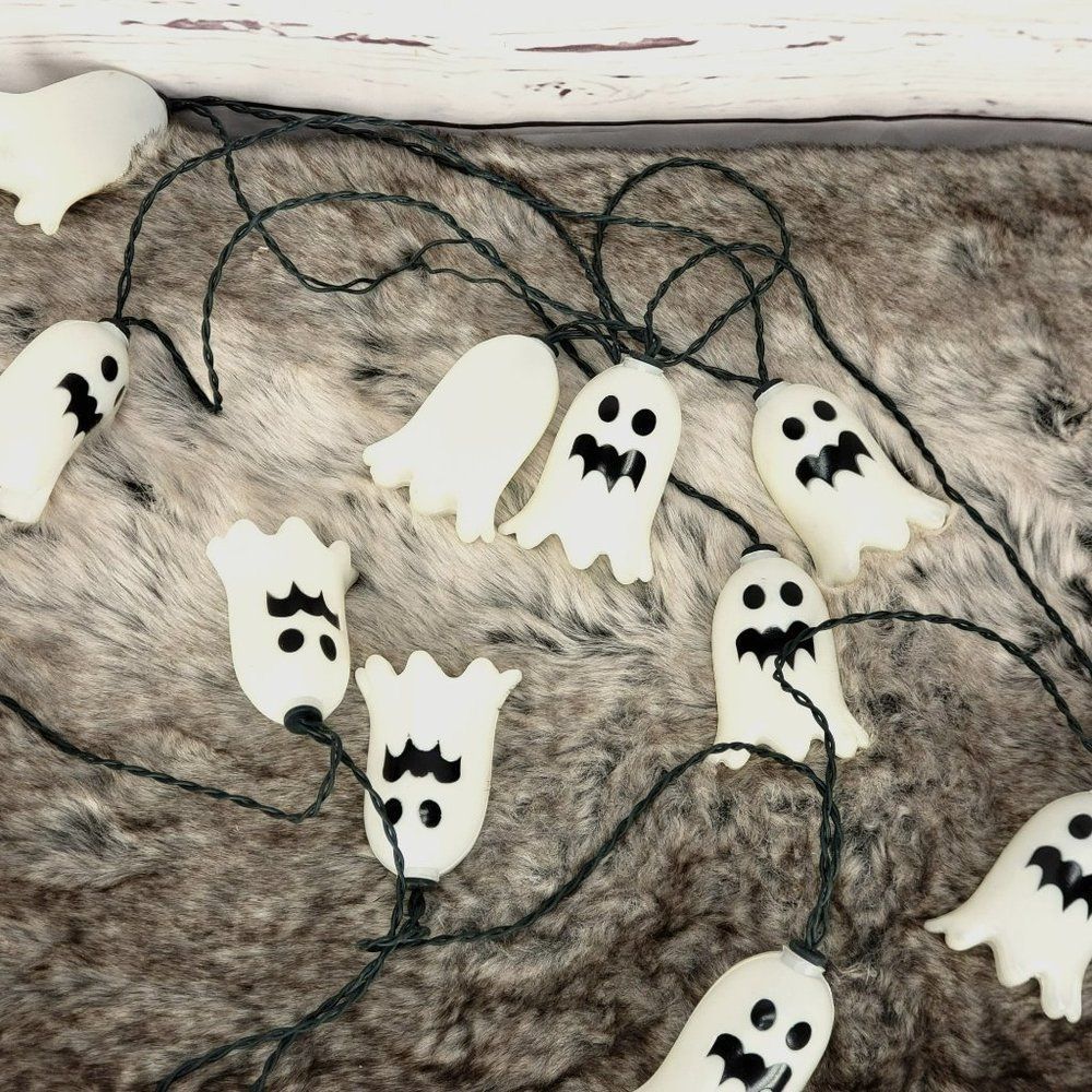 Halloween Svg Decoration Ghost Garland String Light | Halloween‎ Lights Battery